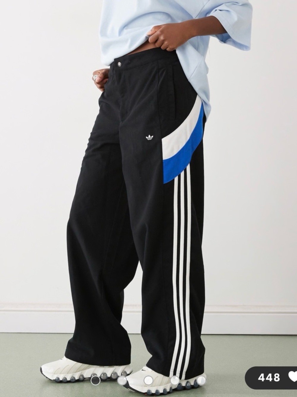 ✨ Adidas Originals track pants in black and blue